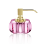 Distributeur de savon Kristall  - Gold matt/Rose