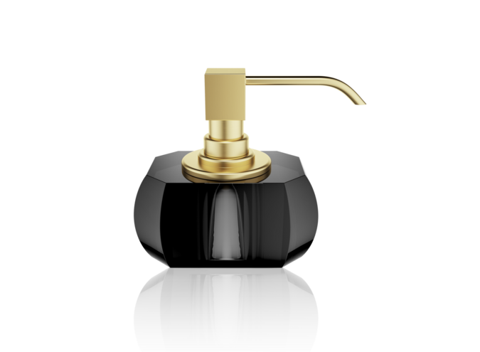 Soap dispenser Kristall - Gold matt/Anthracite