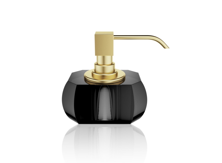 Distributeur de savon Kristall  - Gold matt/Anthracite