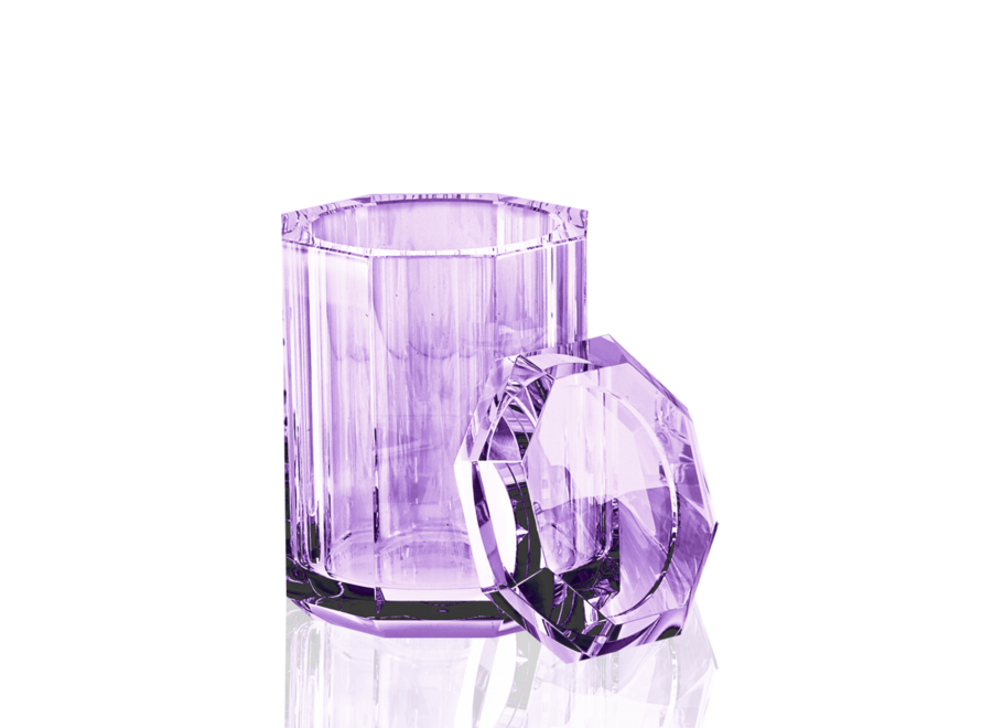 multi purpose box with lid Kristall - Violet