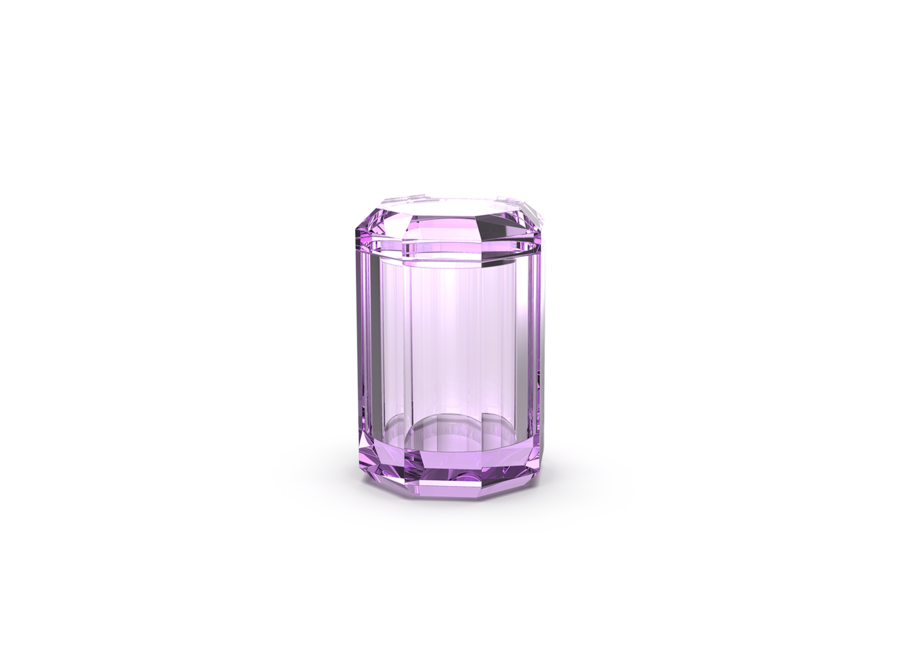multi purpose box with lid Kristall - Violet