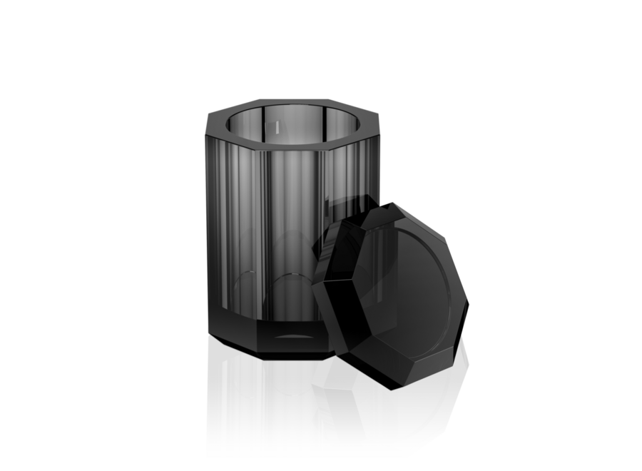 multi purpose box with lid Kristall - Anthracite