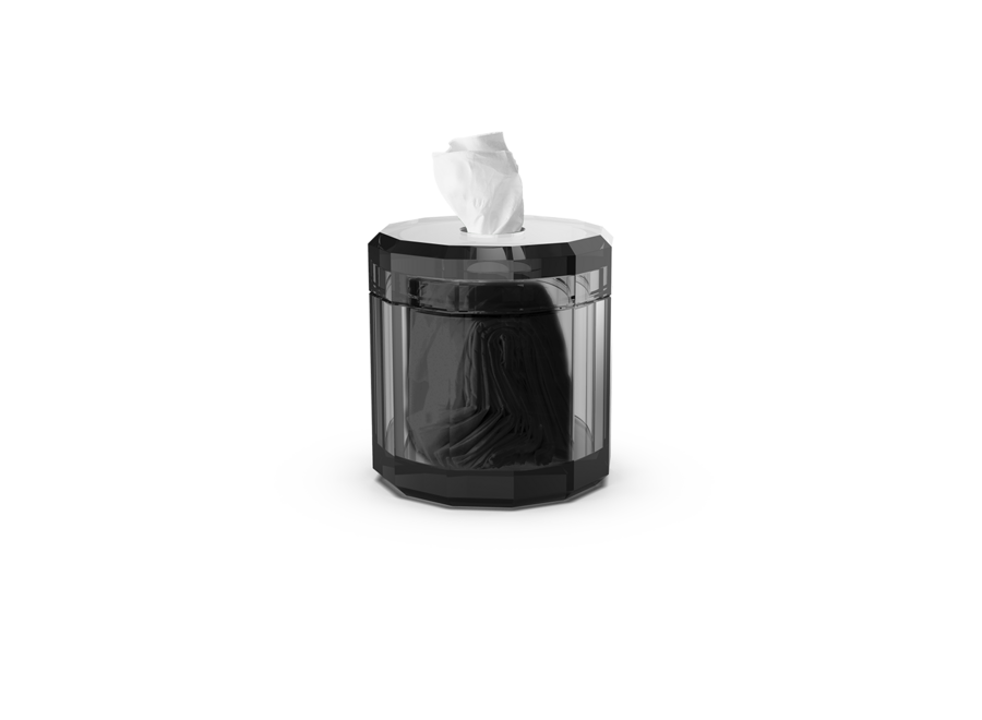 Taschentuchbox 'Kristall' - Anthrazite