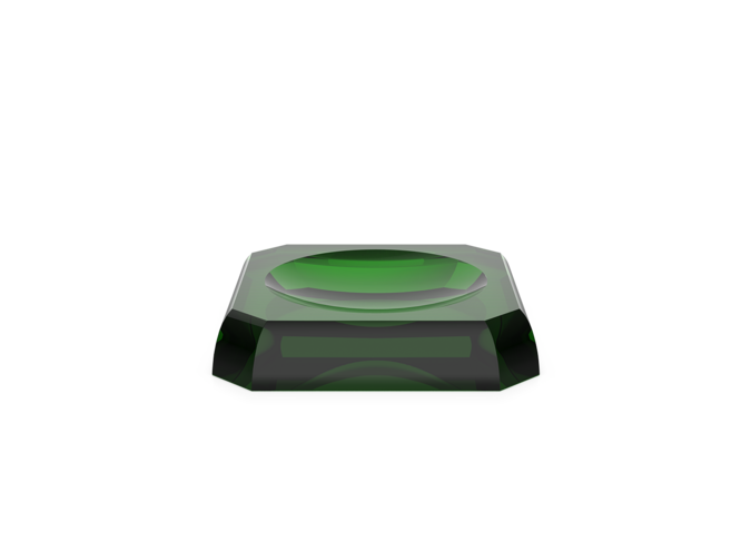 Porte-savon 'Kristall' - English green