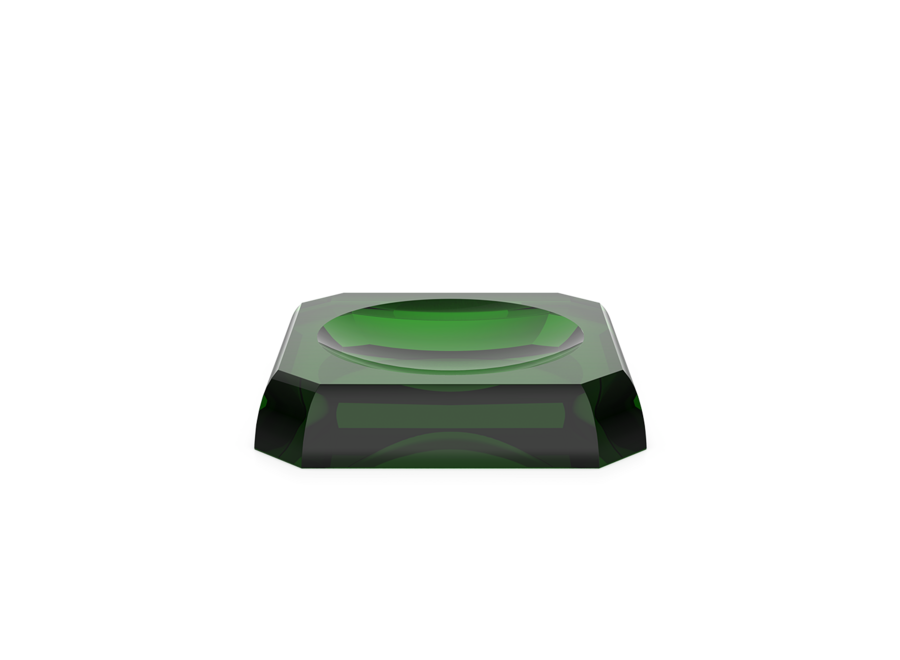 Porte-savon 'Kristall' - Vert