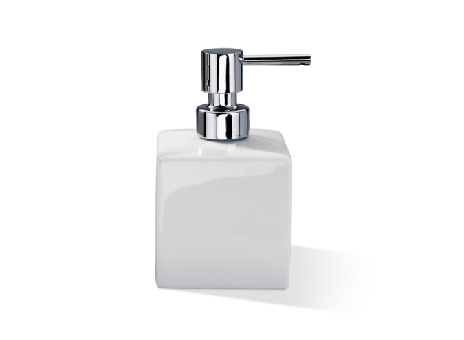 Soap dispenser Porzellan -DW525 - White / chrome