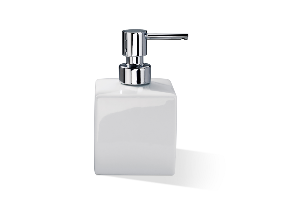 Soap dispenser Porzellan -DW525 - White / chrome