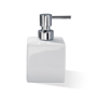 Soap dispenser 'Porzellan' - DW525 - White / chrome