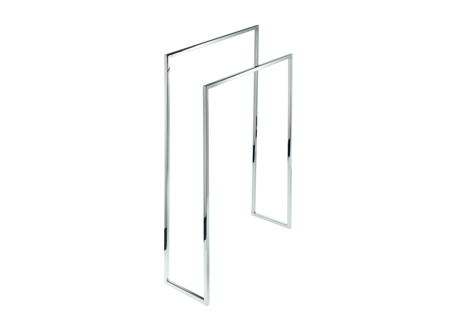 Porte-crochets 'Corner' - HT 10 - Chrome