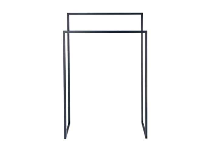 Towel stand Corner - HT 10 - Black matt