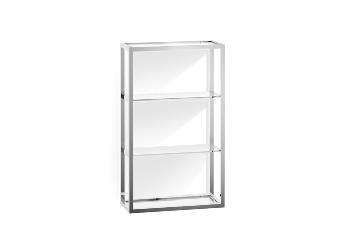 Wandrek Corner - ET 6 - Chrome & Clear Glass