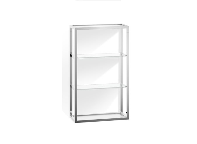 Wandrek Corner - ET 6 - Chrome & Satin glass