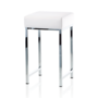 Hocker 'Corner' - DW 64 - Chrome/White