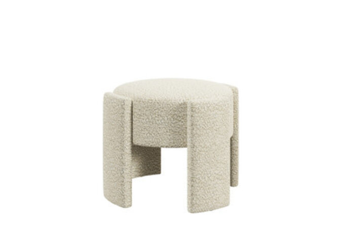 Stool 'Aldo' - Cream