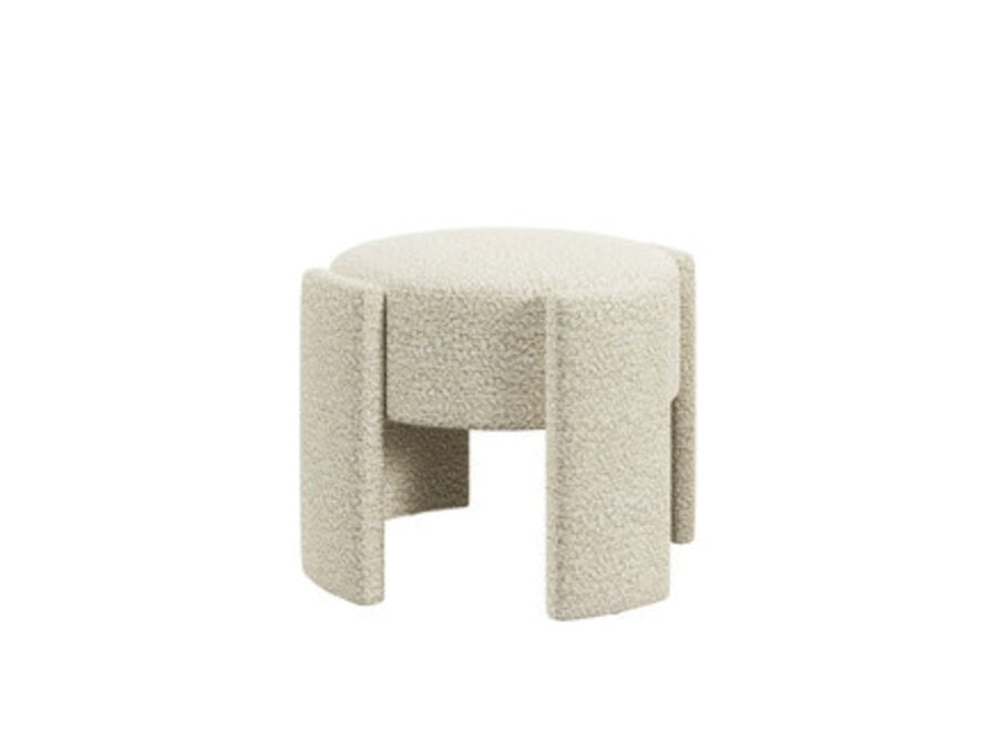 Stool 'Aldo' - Cream