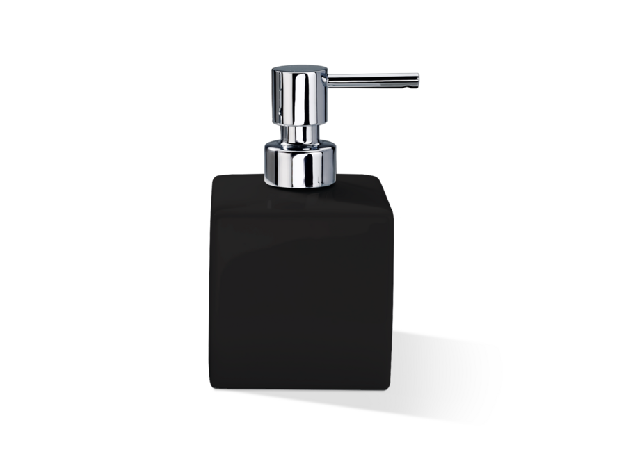 Zeepdispenser 'Porzellan'  - DW525 - black / Chrome