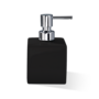 Soap dispenser 'Porzellan' - DW525 - black / Chrome
