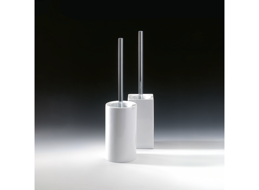Toilettenbürstengarnitur 'Porzellan' - DW6200 - White / chrome