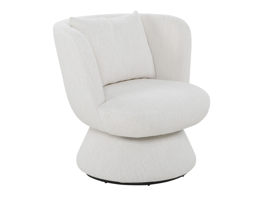 Draaifauteuil Anna - White Beige