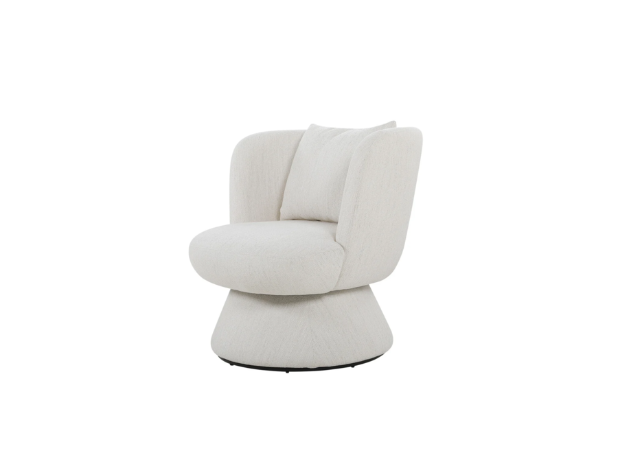 Draaifauteuil Anna - White Beige