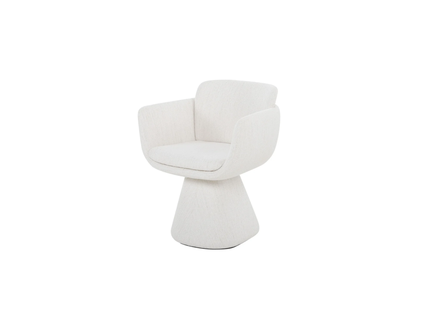 Chaise de salle à manger Anna - White Beige