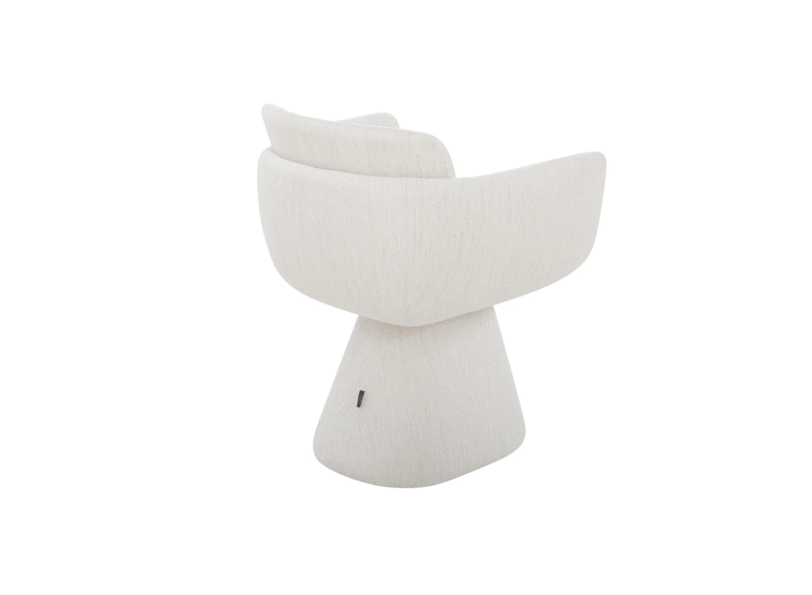 Chaise de salle à manger Anna - White Beige