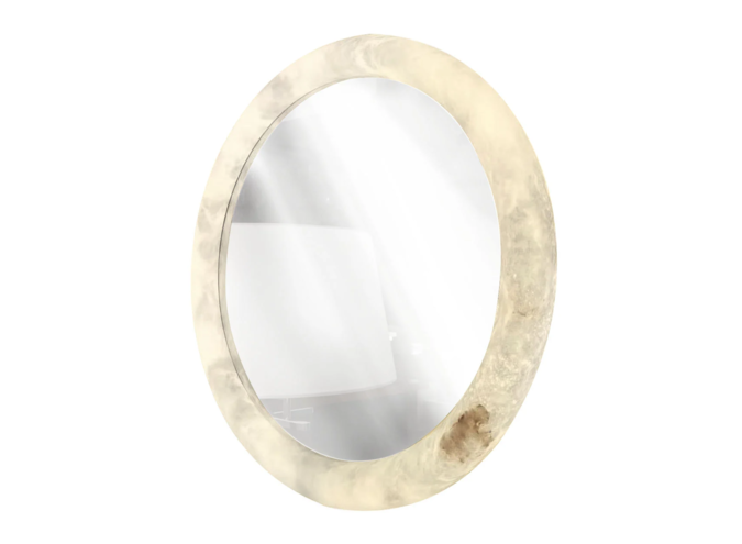 Mirror 'Aura' Alabaster - 80