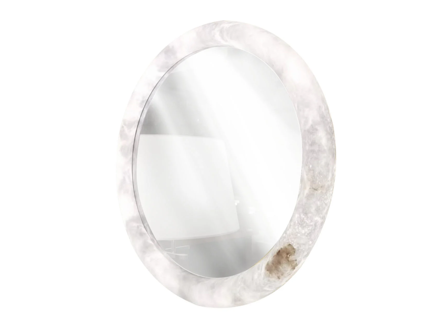 Mirror 'Aura' Alabaster - 80