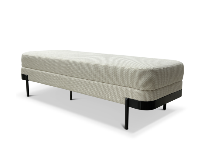 Banc 'Catania' - White/Beige