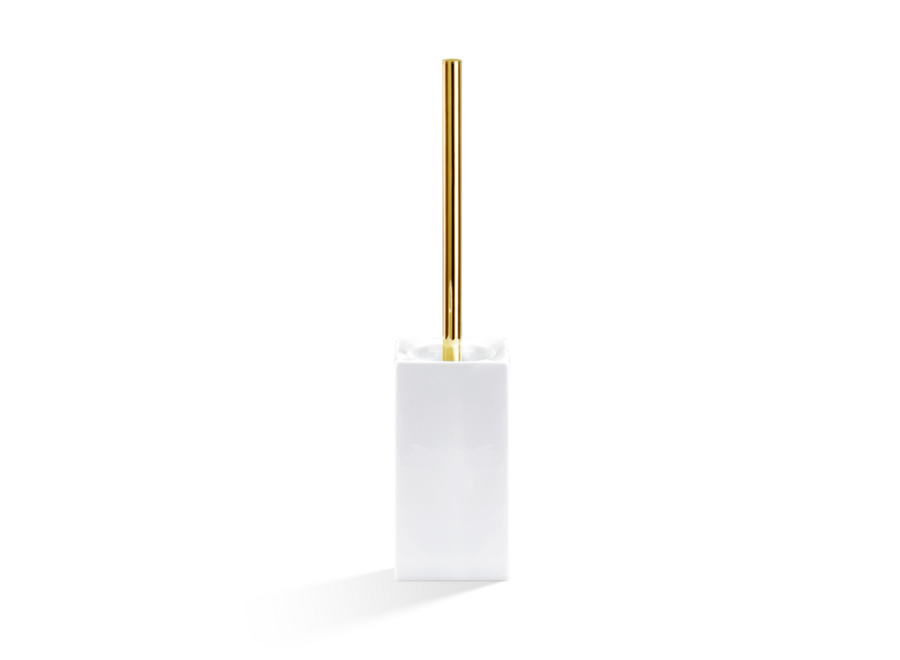 Toiletborstelset 'Porzellan'  - DW6200 - White / gold