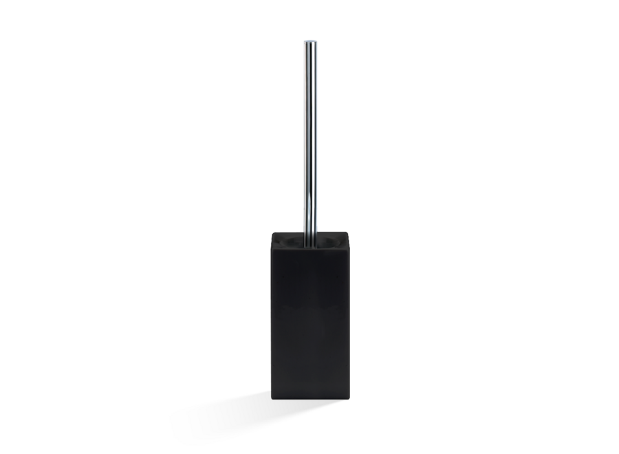 Toilet brush set 'Porzellan' - DW6200 - black / Chrome