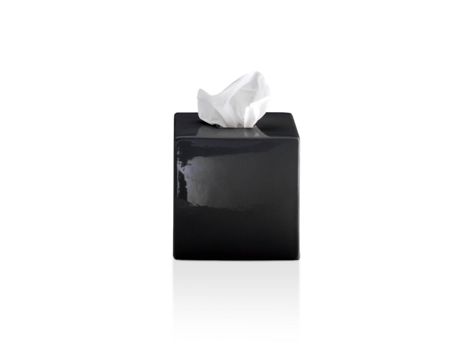 Tissue box Porzellan -KB89 - black