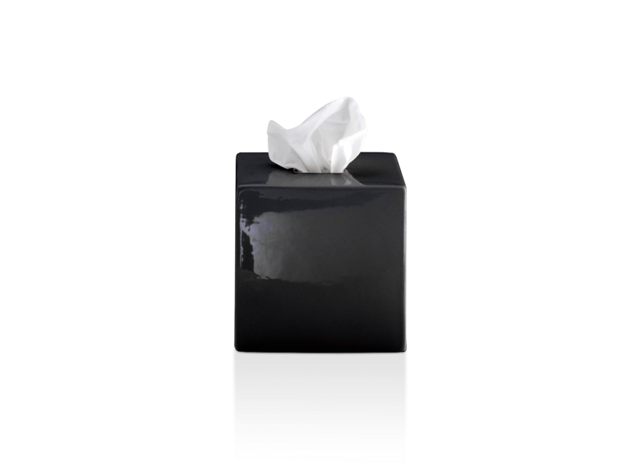 Tissue box Porzellan -KB89 - black