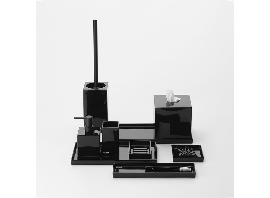 Tissue box 'Porzellan' - KB89 - black