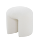 Hocker 'Bruno' - White Beige