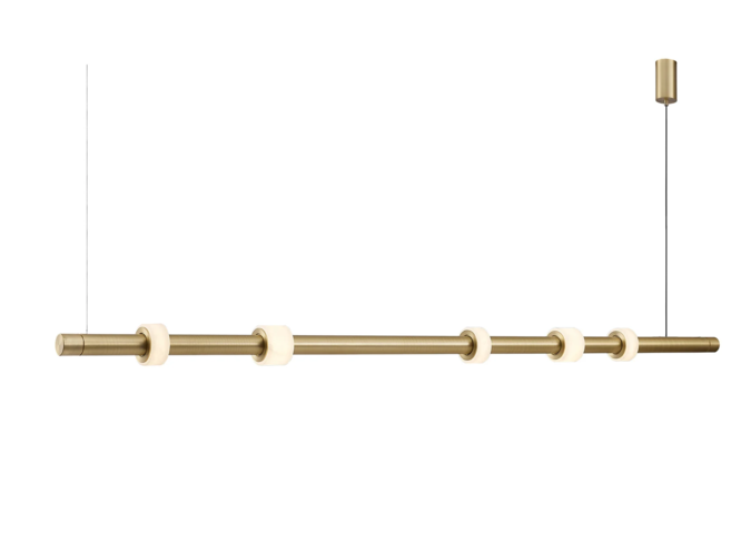 Kronleuchter 'Gio' - Brushed Brass