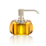 Distributeur de savon 'Kristall' - Nickel satin/orange