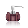 Seifenspender  'Kristall' - Chrome/Burgundisch