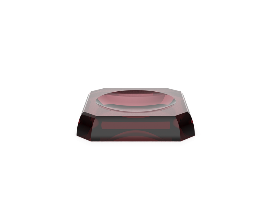 Siefenschale 'Kristall' - Burgundy