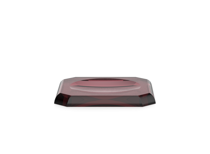Tray 'Kristall"- Burgundy