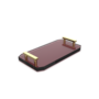 Tray 'Kristall" - Gold matt  / Burgundy