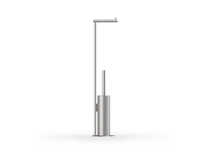 Toilet brush set Brick - Bar - Stainless steel matt