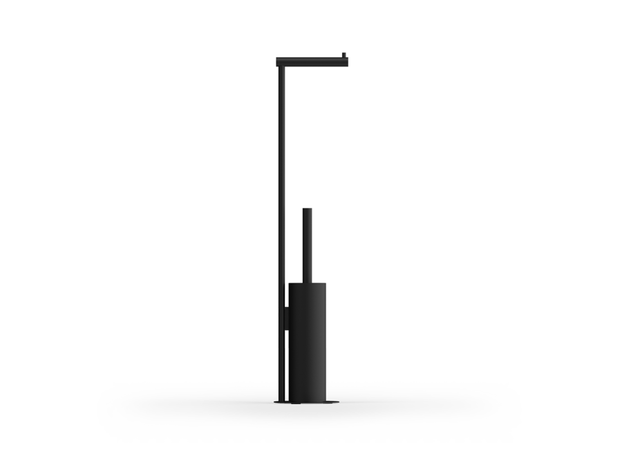 Set de brosses de toilette Bar - SBK - Black matt