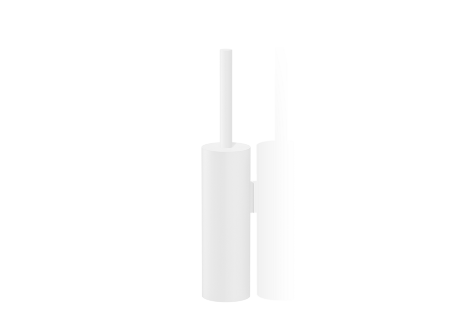 Toilet brush set 'Bar' - Wall mounted - WBG - White matt