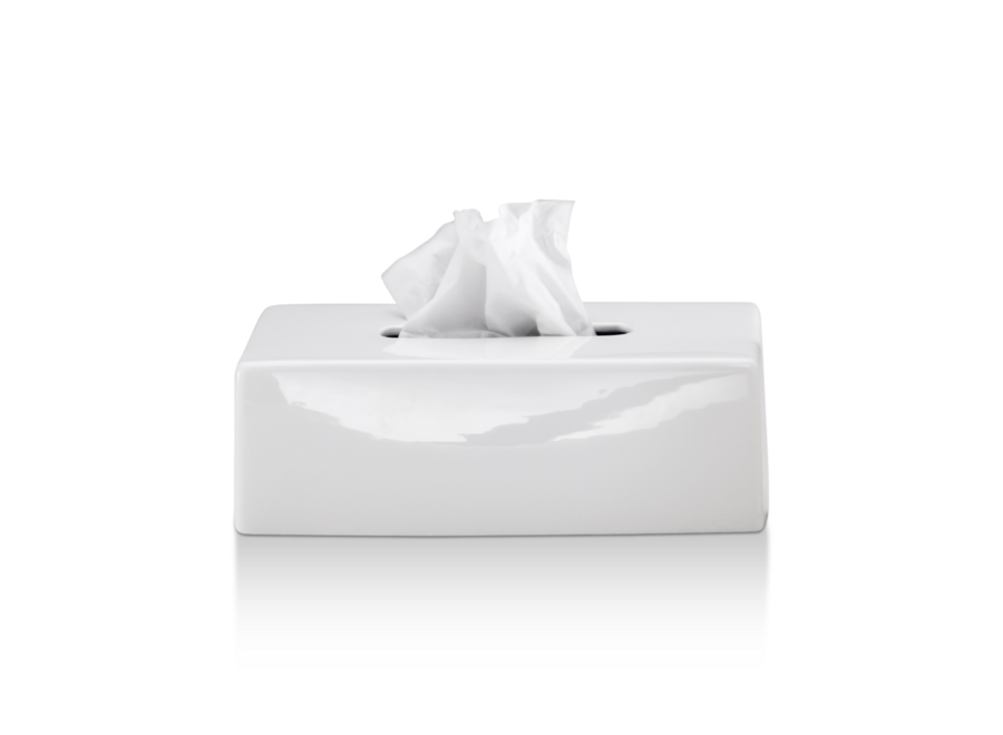 Tissue box Porzellan -KB88 - White
