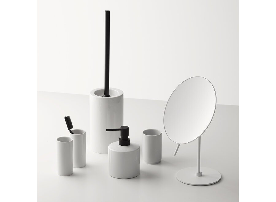 Toilettenbürstengarnitur 'Porzellan' - DW6100 - White | Chrome