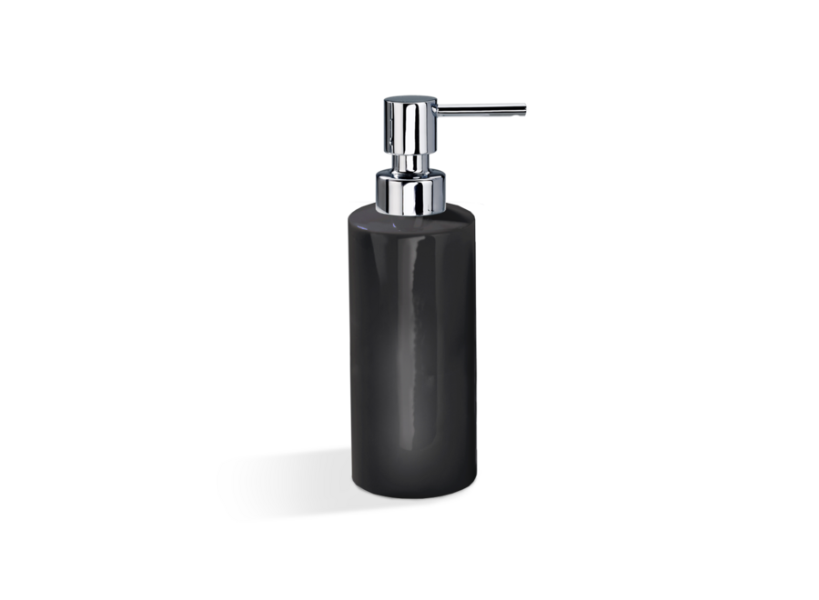 Soap dispenser 'Porzellan' - DW480 - Black / Chrome