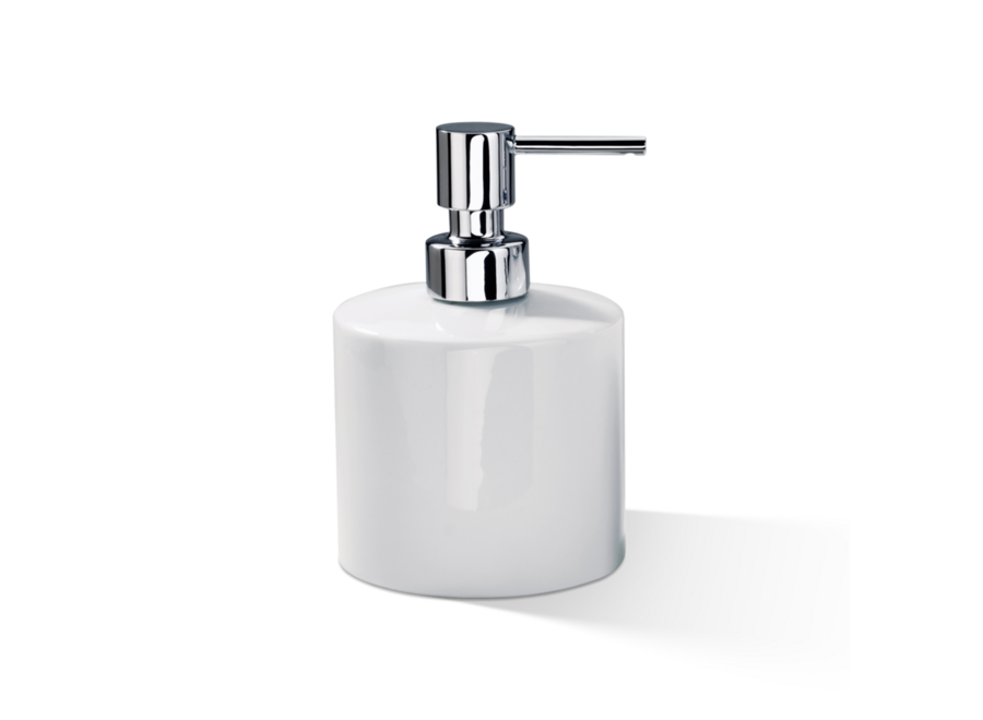 Soap dispenser 'Porzellan' - DW520 - White / chrome