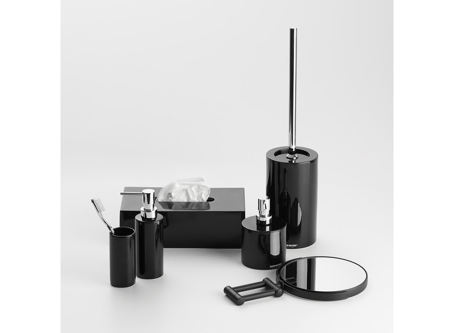 Zeepdispenser 'Porzellan'  - DW520 - Black / Chrome