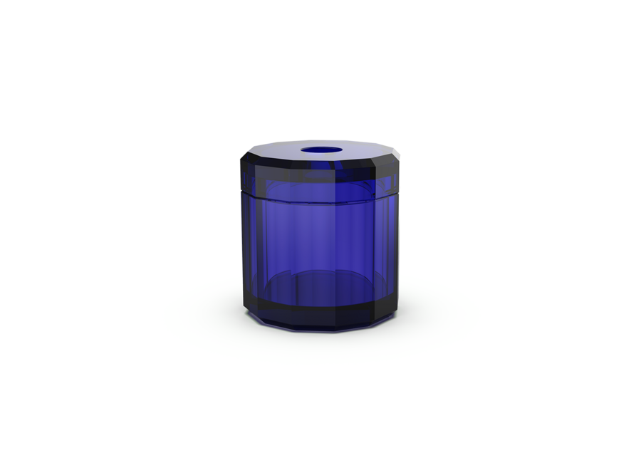 Boîte à mouchoirs 'Kristall'- Capri blue